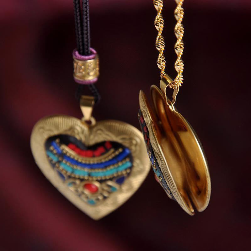 Wear FengShui Copper Kwan Yin Avalokitesvara Zakiram Wealth Pendant Necklace
