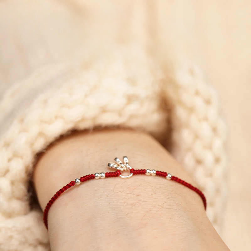 Wear FengShui Handcrafted 925 Sterling Silver Copper Coins Design Protection Strength Ultra-Thin Bracelet Anklet