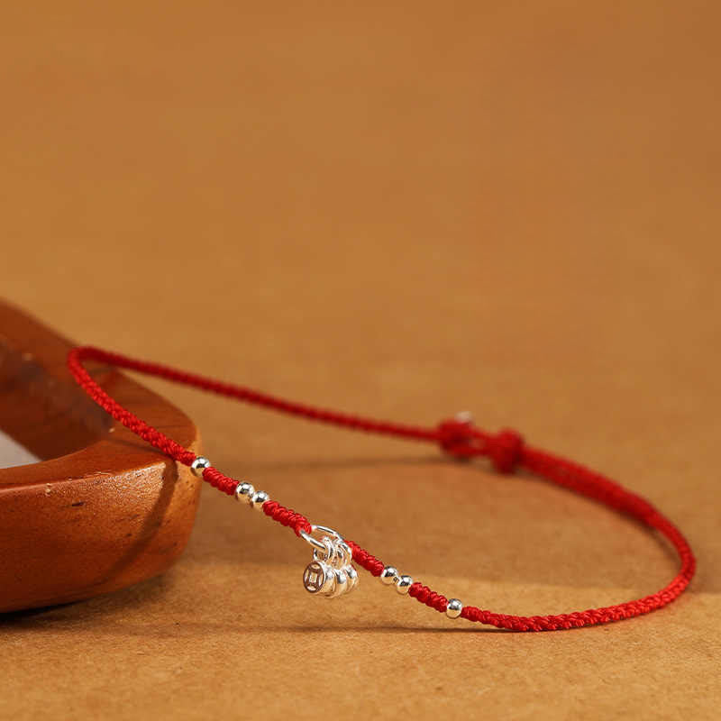Wear FengShui Handcrafted 925 Sterling Silver Copper Coins Design Protection Strength Ultra-Thin Bracelet Anklet