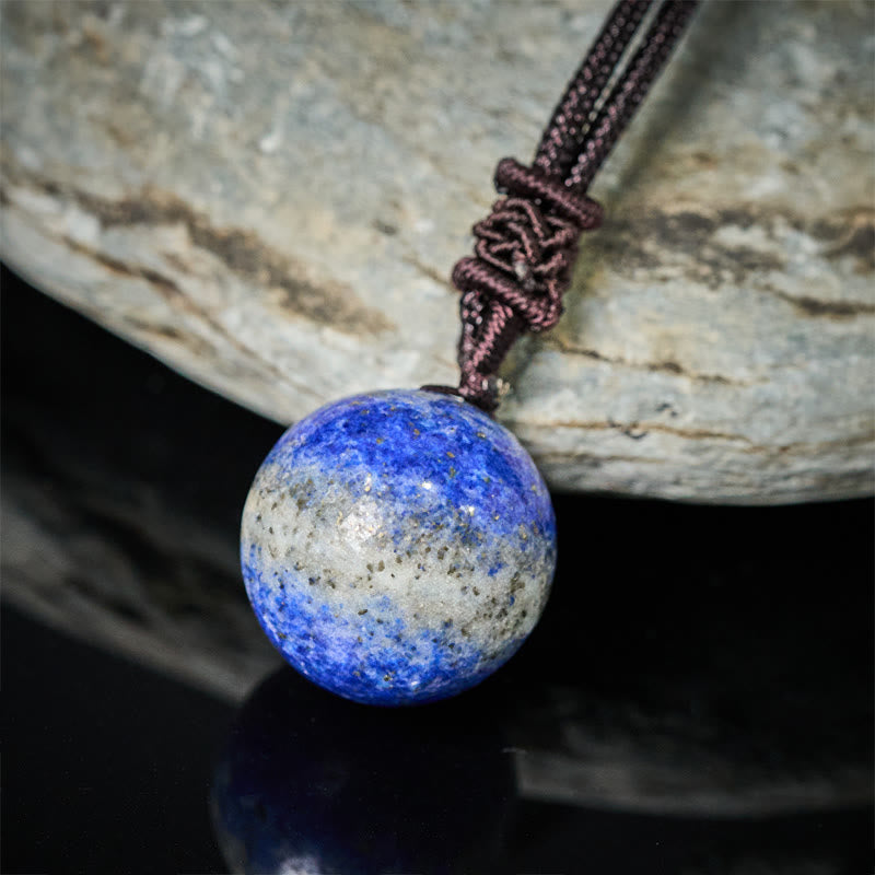 Wear FengShui Amethyst Yellow Agate Various Agate Pink Crystal Lazurite Lapis Lazuli Balance Necklace Pendant