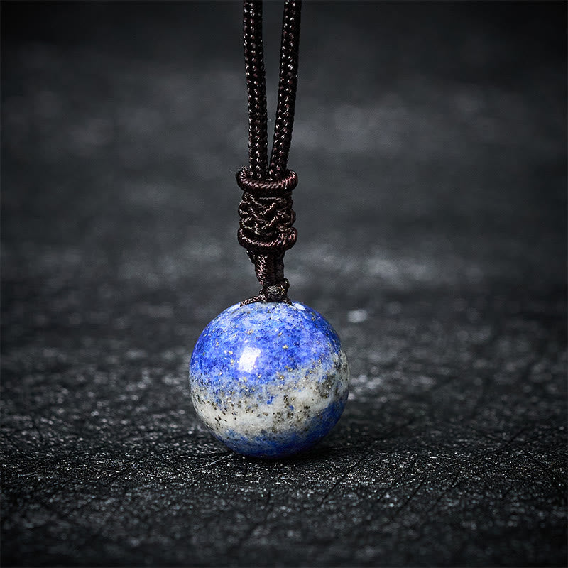 Wear FengShui Amethyst Yellow Agate Various Agate Pink Crystal Lazurite Lapis Lazuli Balance Necklace Pendant