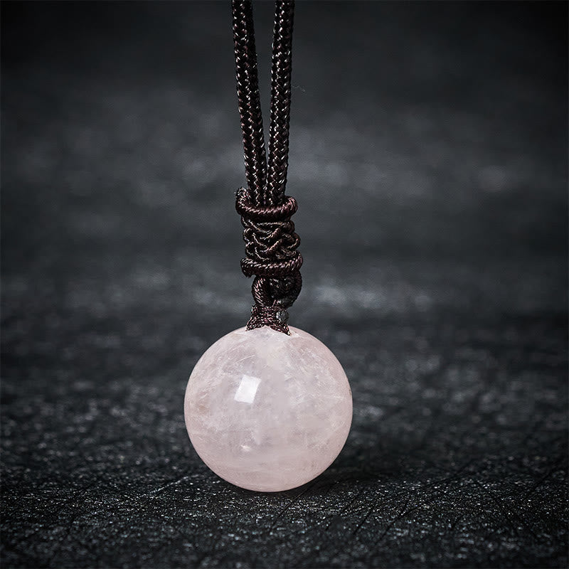 Wear FengShui Amethyst Yellow Agate Various Agate Pink Crystal Lazurite Lapis Lazuli Balance Necklace Pendant