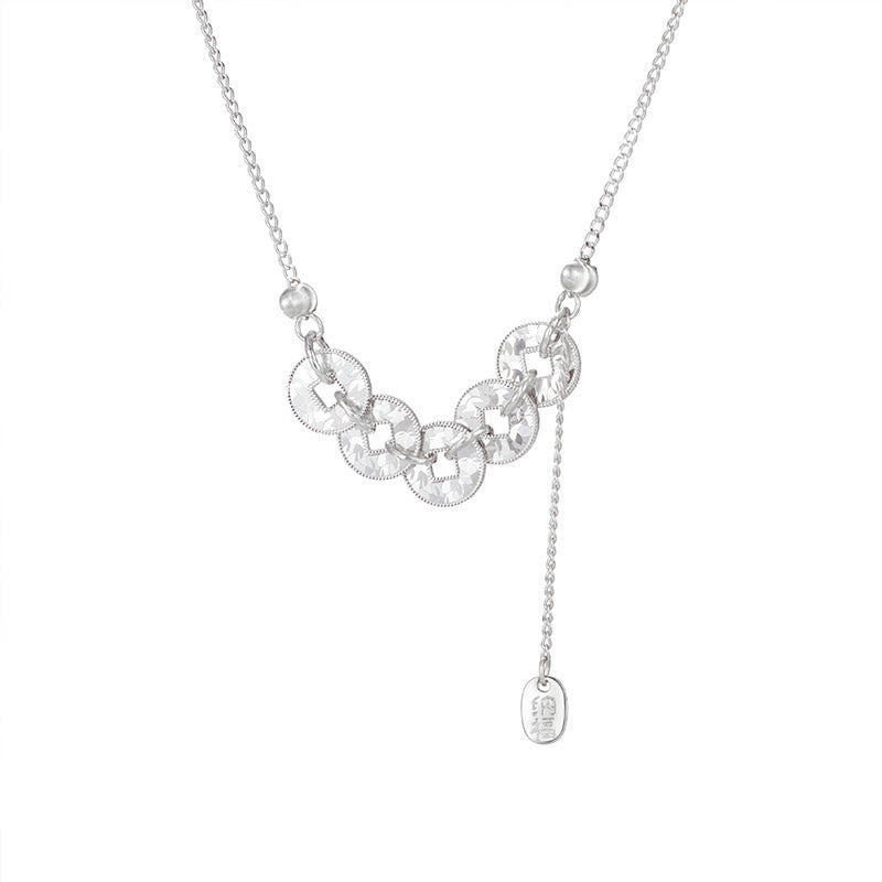 Wear FengShui 925 Sterling Silver Five-Emperor Coins Protection Ring Bracelet Necklace Pendant