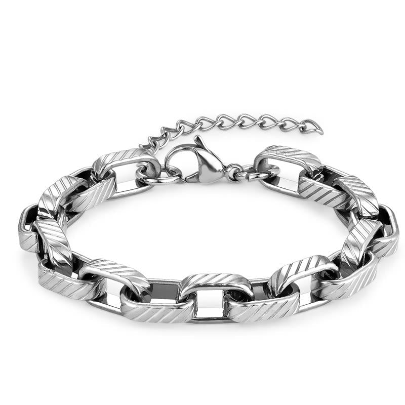 Wear FengShui Chain Chunky Braided Strengthen Cuban Bracelet