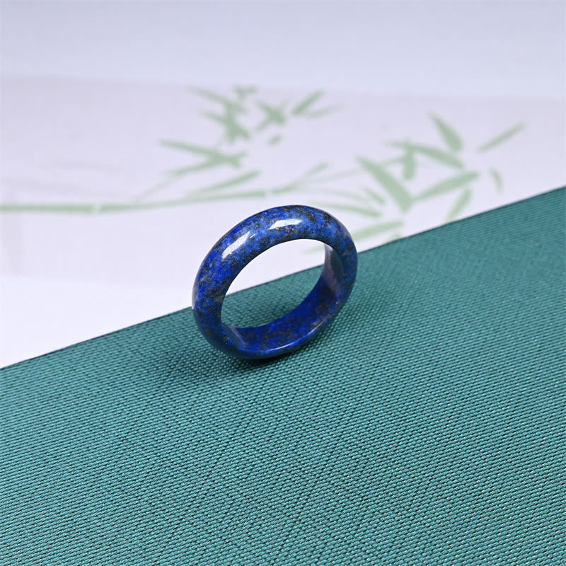 Wear FengShui Natural Lazurite Lapis Lazuli Self Care Ring