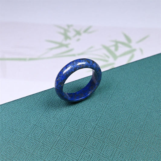 Wear FengShui Natural Lazurite Lapis Lazuli Self Care Ring