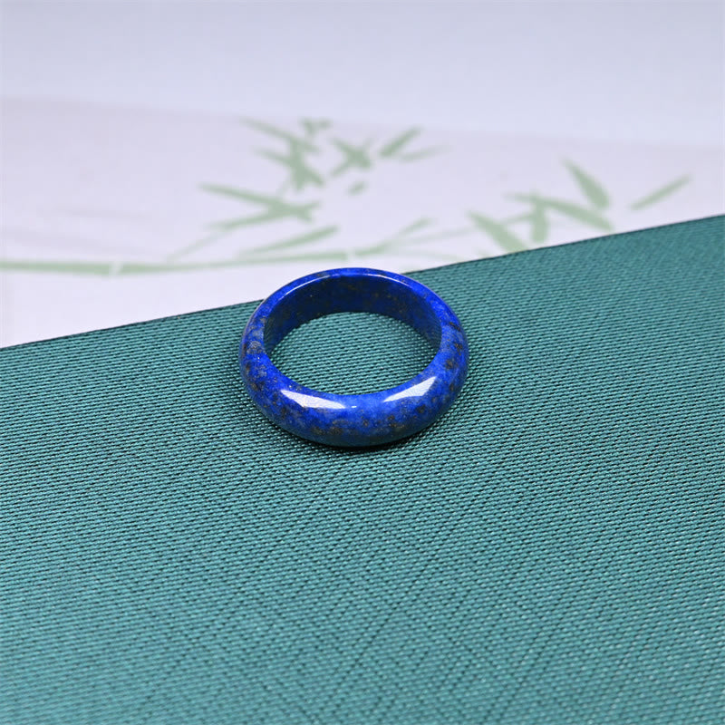 Wear FengShui Natural Lazurite Lapis Lazuli Self Care Ring
