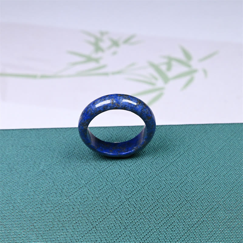 Wear FengShui Natural Lazurite Lapis Lazuli Self Care Ring