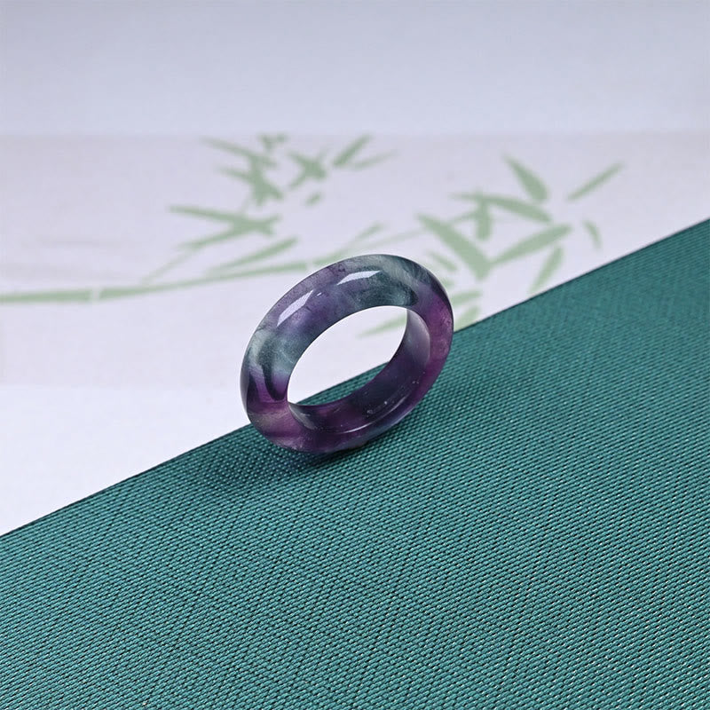 Wear FengShui Natural Fluorite Protection Ring