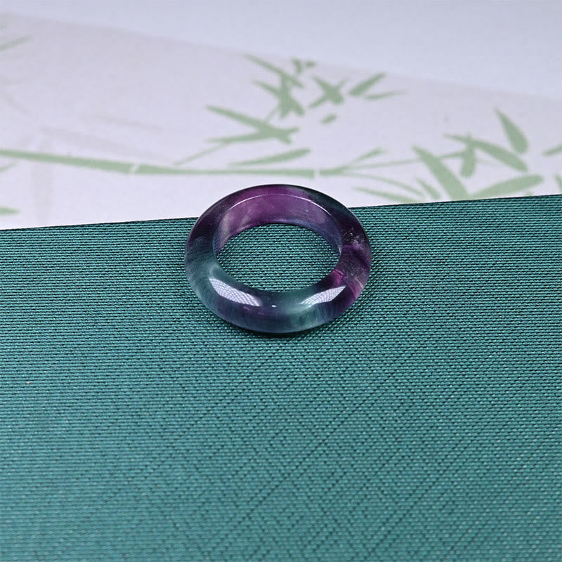 Wear FengShui Natural Fluorite Protection Ring
