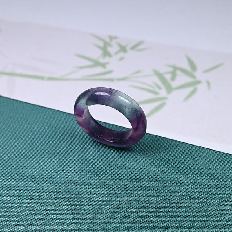 Wear FengShui Natural Fluorite Protection Ring