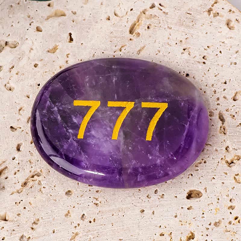 Wear FengShui Angel Numbers White Crystal Red Jasper Pink Crystal Green Aventurine Meditation Palm Stone