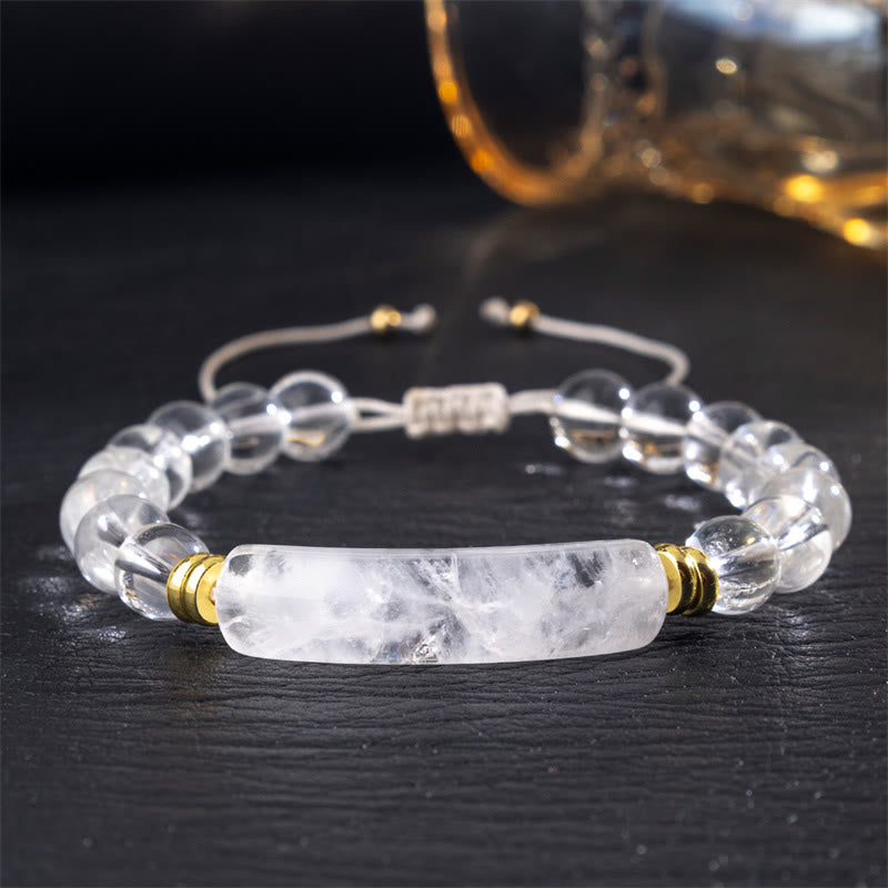 Wear FengShui Amethyst Green Aventurine Tiger Eye Strawberry Quartz Positive Transformation Bracelet