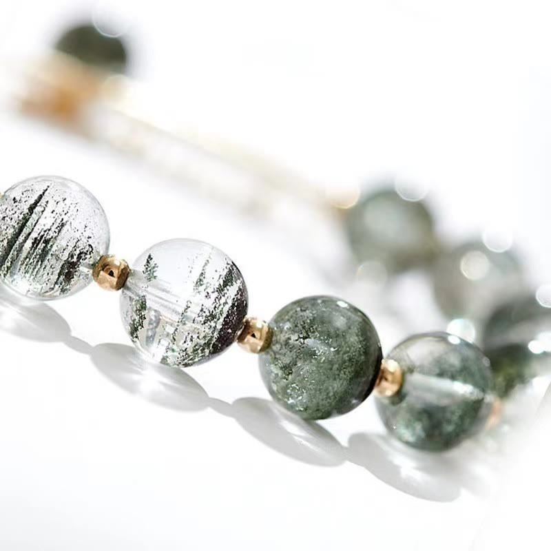 Wear FengShui Green Phantom Crystal Confidence Charm Bracelet