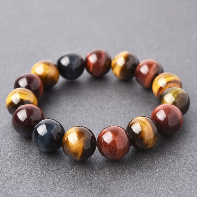 Wear FengShui Natural Tiger Eye Positive Protection Bracelet