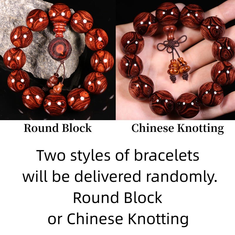 Wear FengShui Tibetan Rosewood Warmth Bracelet (Random Type)