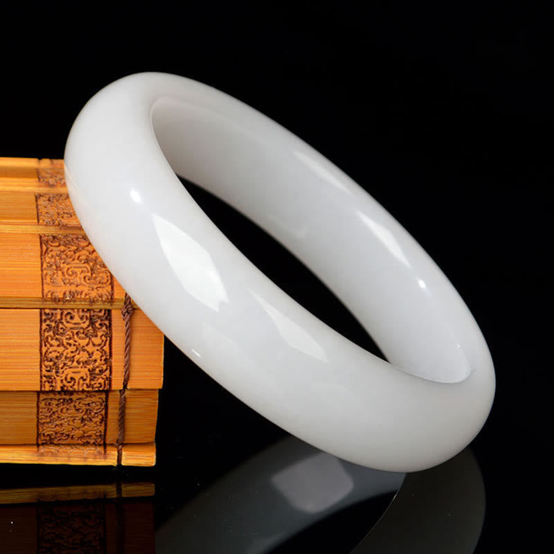 Wear FengShui Natural Golden Silk Jade Wealth Luck Bracelet Bangle