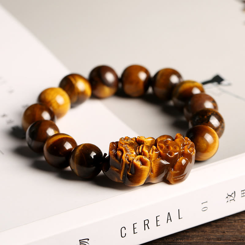 Wear FengShui Natural Tiger Eye Wealth Bracelet