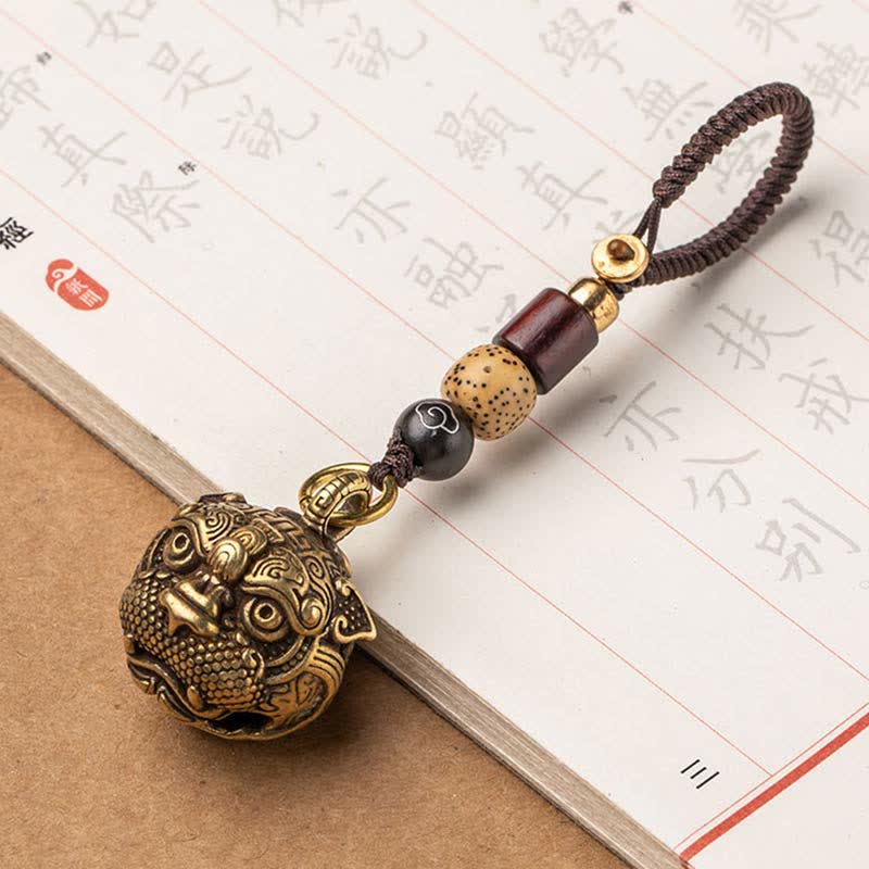 Wear FengShui PiXiu Wealth Copper Key Chain