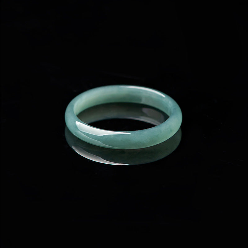 Wear FengShui Natural Jade Prosperity Protection Ring