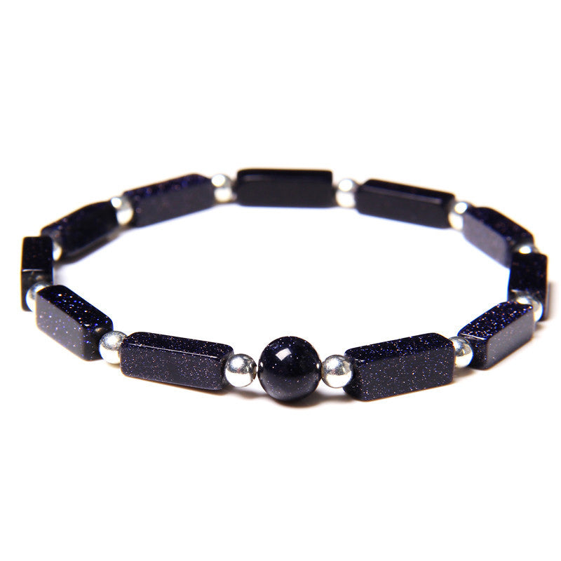Wear FengShui Natural Crystal Amethyst Tiger Eye Spiritual Balance Bracelet
