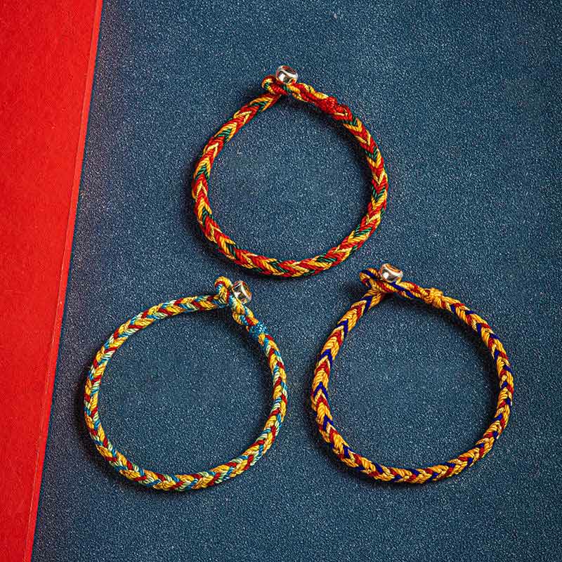 Wear FengShui "May you be safe and sound all year round" Lucky Multicolored Bracelet