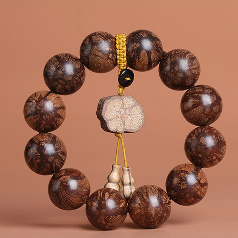 Wear FengShui Plum Blossom Wood Inner Peace Bracelet