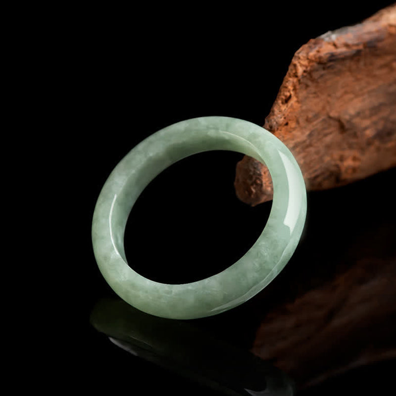 Wear FengShui Natural Jade Prosperity Abundance Ring
