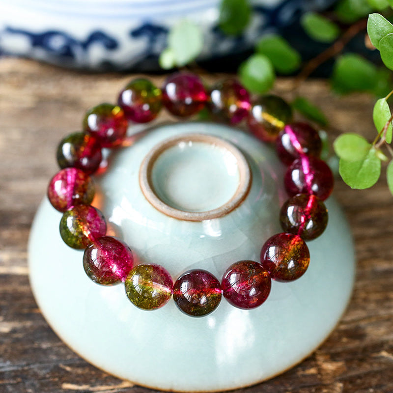 Wear FengShui Natural Tourmaline Love Wisdom Bracelet