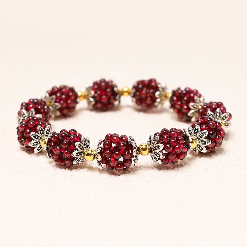 Wear FengShui "All the best for Vitality and Passion" Garnet Bracelet Includes Gift Message Card
