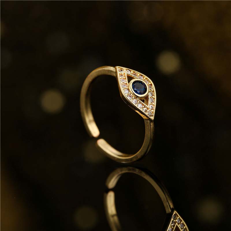 Wear FengShui Evil Eye Protection Blessing Copper Ring