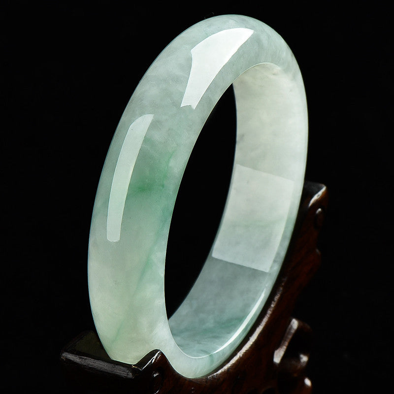 Wear FengShui  Natural Jade Prosperity Wealth Luck Bangle Bracelet