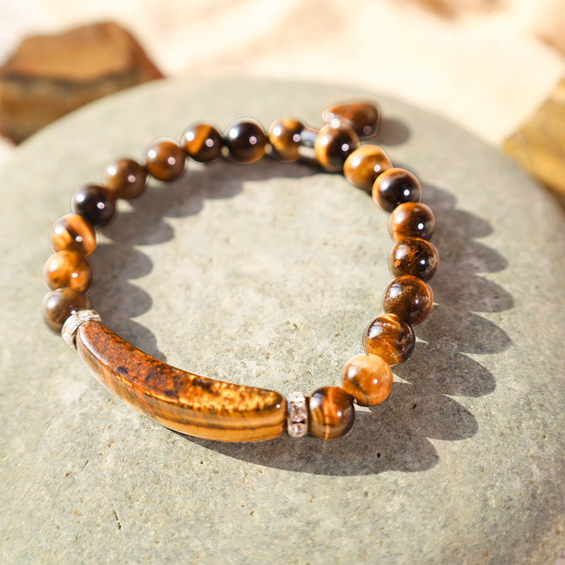 Wear FengShui Natural Quartz Love Heart Healing Beads Bracelet