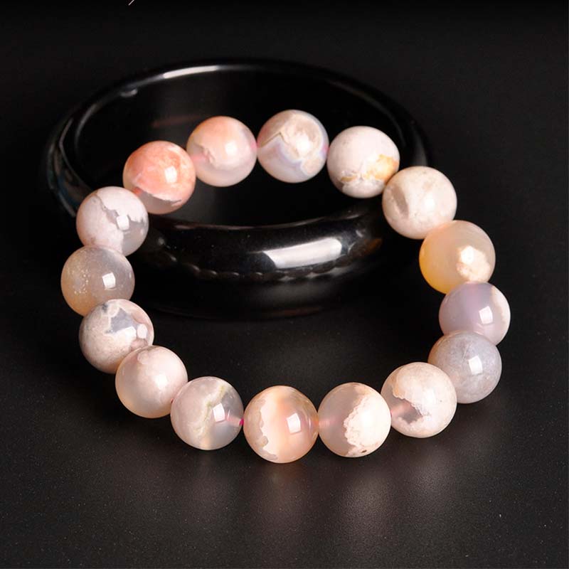 Wear FengShui Sakura Agate Peace Blessing Bracelet