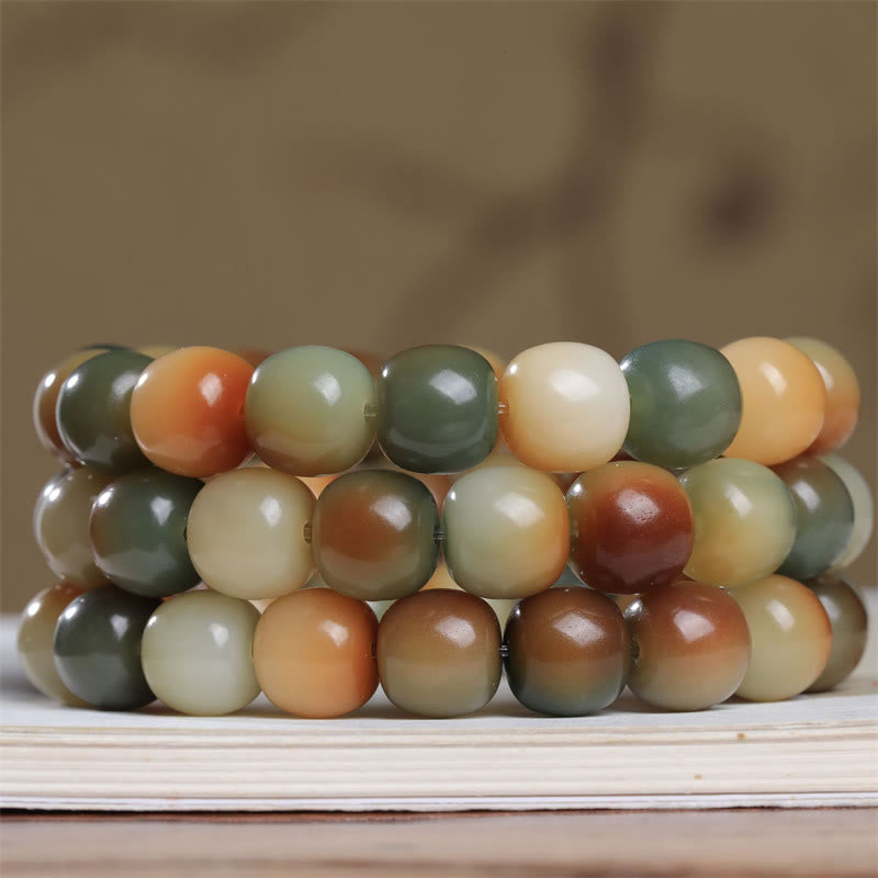 Wear FengShui Colorful Bodhi Seed Peace Wisdom Bracelet