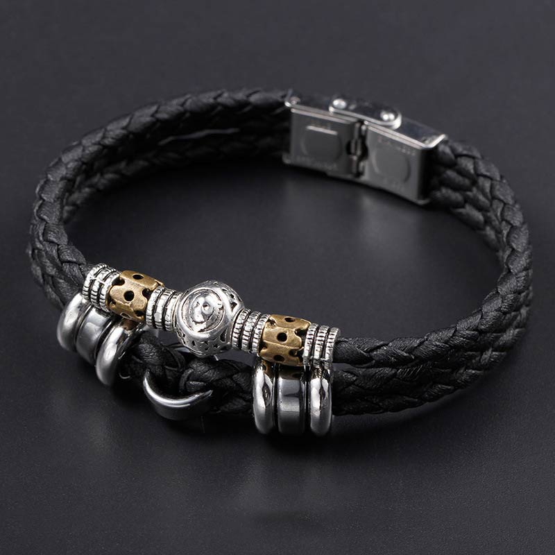 Wear FengShui 12 Constellations of the Zodiac Hematite Protection Bracelet