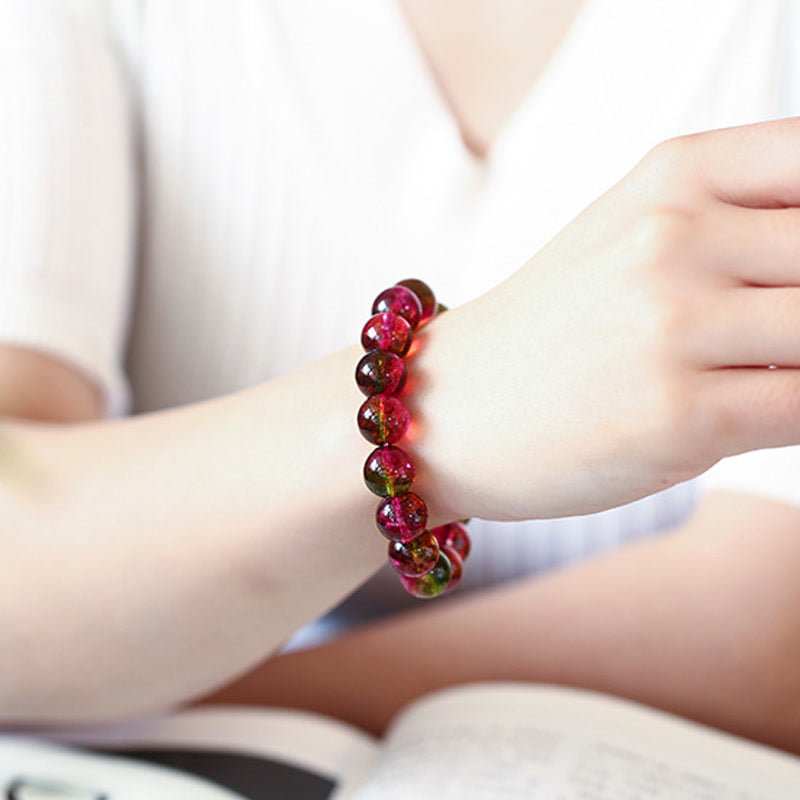 Wear FengShui Natural Tourmaline Love Wisdom Bracelet