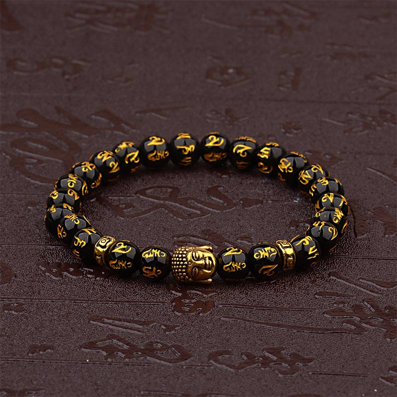 Wear FengShui Tibetan Buddha Mantra Amulet Bracelet