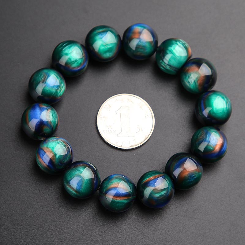 Wear FengShui Colorful Sea Willow Mala Positive Bracelet Ring