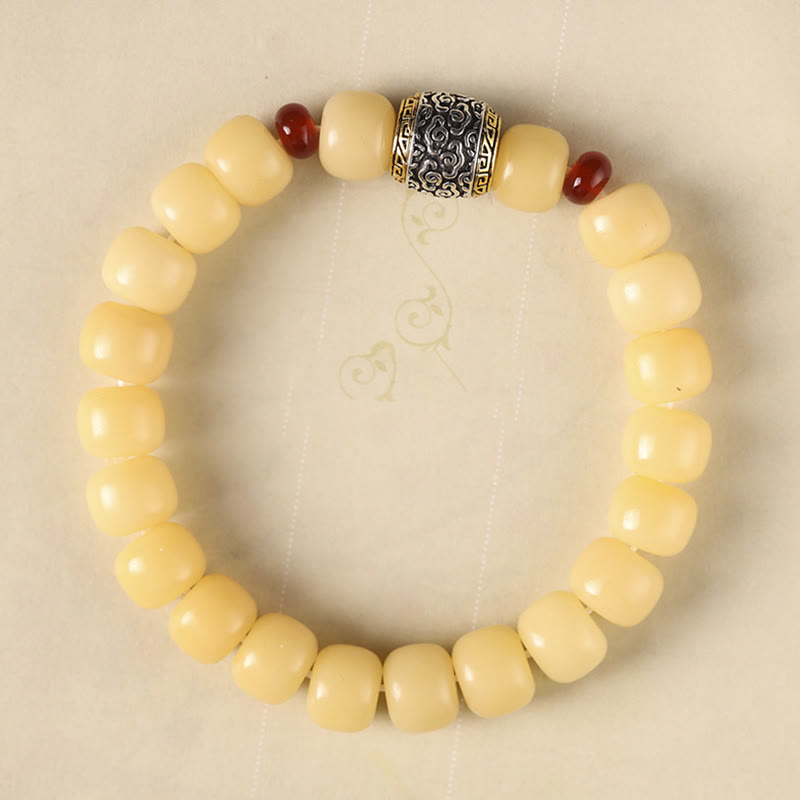 Wear FengShui Bodhi Seed Auspicious Cloud Fu Character Bead Peace Bracelet