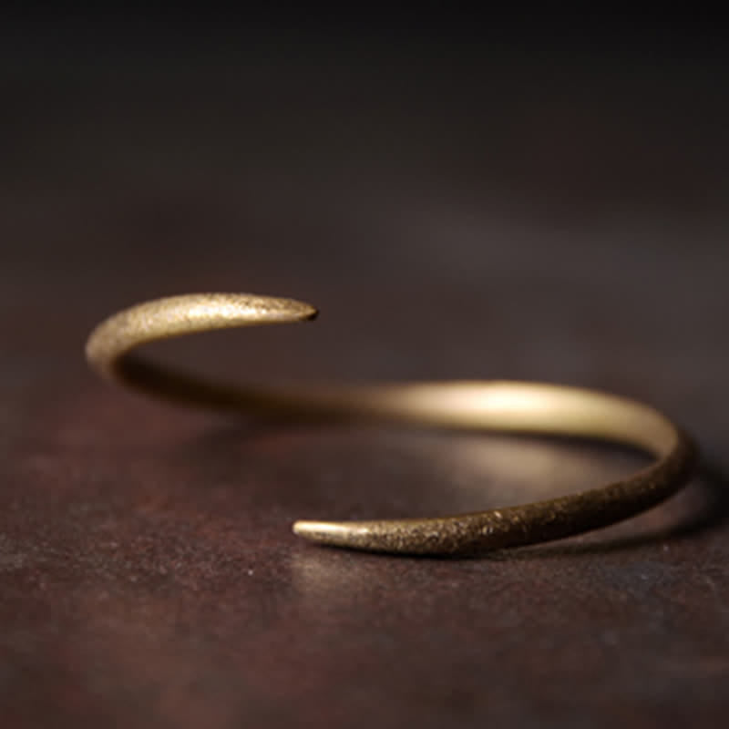 Wear FengShui Simple Design Copper Luck Adjustable Cuff Bracelet