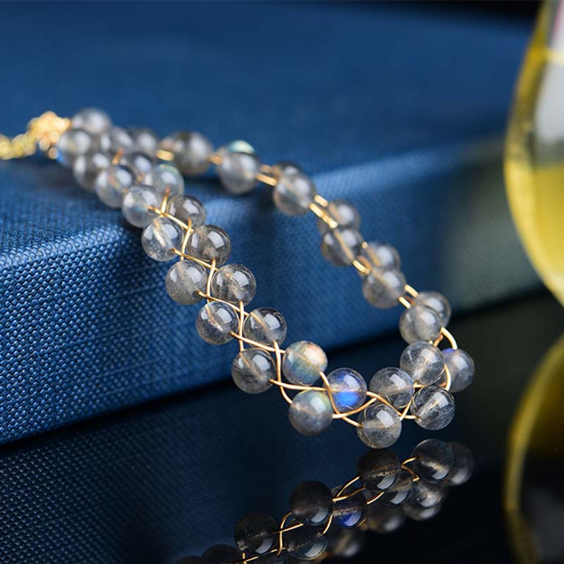Wear FengShui Natural Moonstone Love Blessing Bracelet