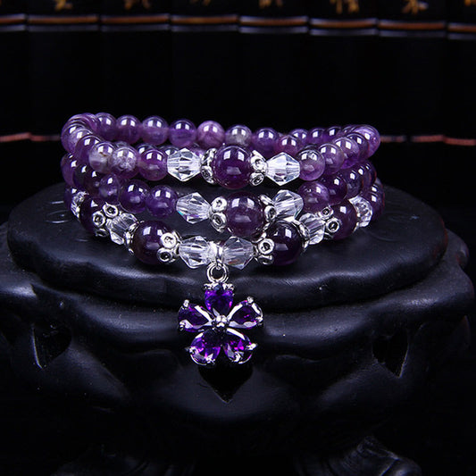 Wear FengShui Tibetan Amethyst Blessing Bracelet