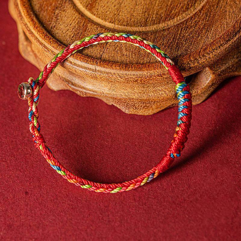 Wear FengShui Handmade Five Color Thread Protection Bracelet