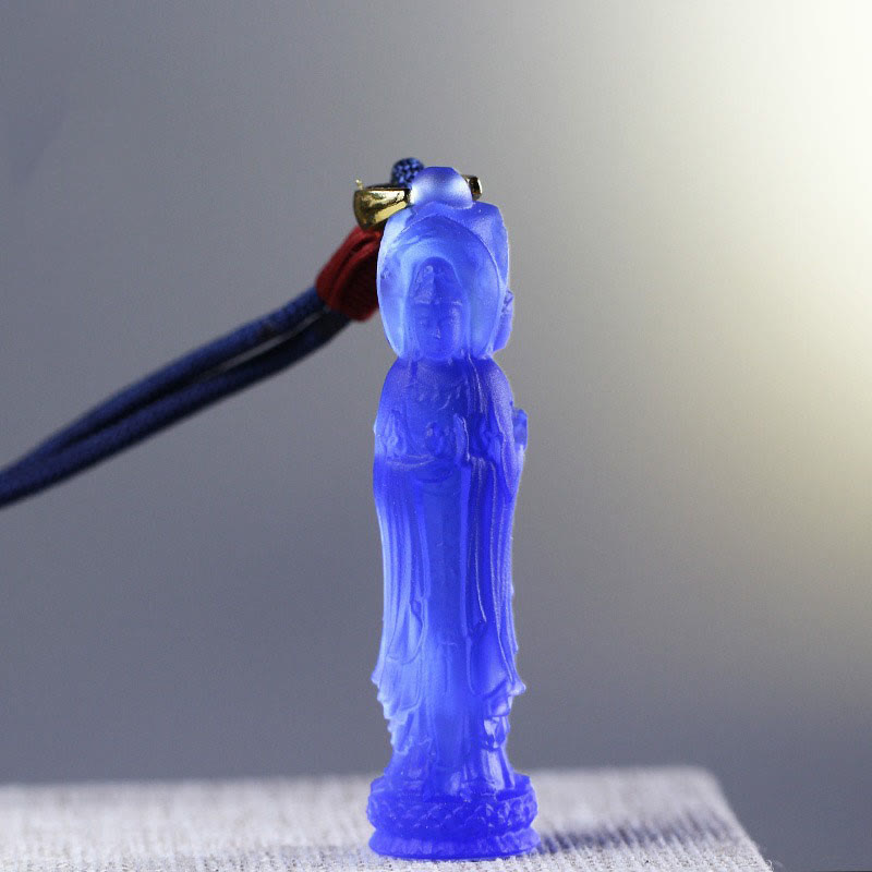 Wear FengShui Avalokitesvara Buddha Liuli Harmony Necklace