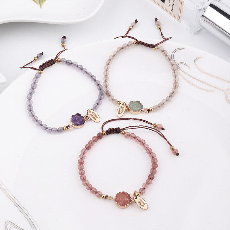 Wear FengShui Natural Crystal Charm Lucky Healing Bracelet