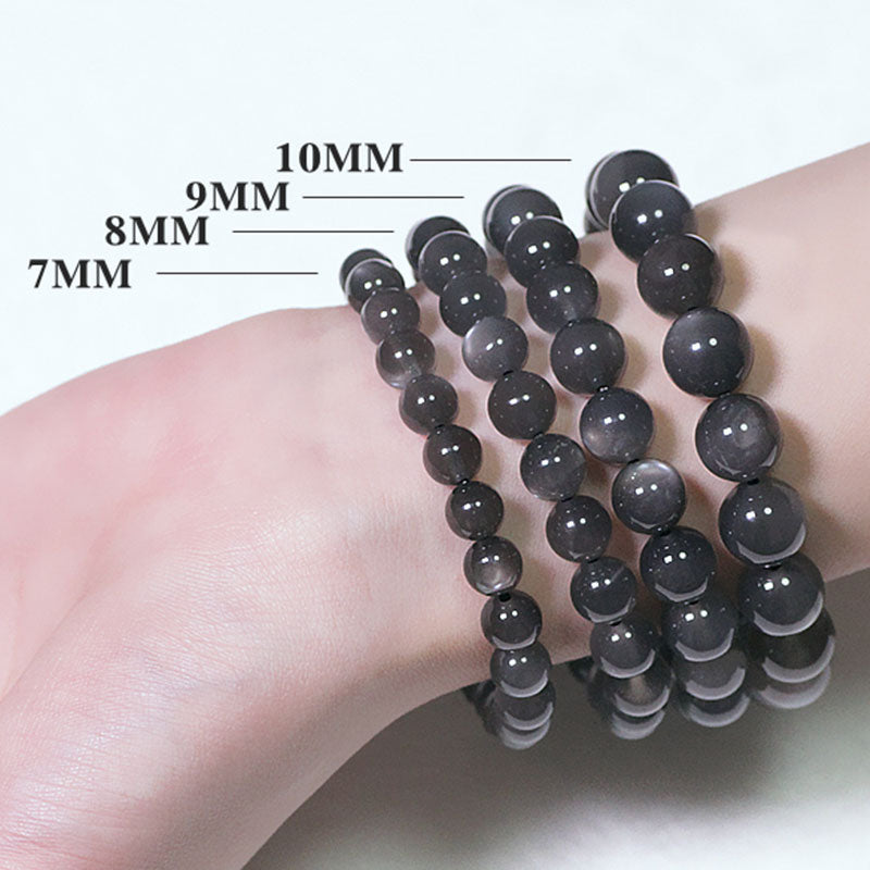 Wear FengShui Natural Moonstone Positive Love Beads Bracelet