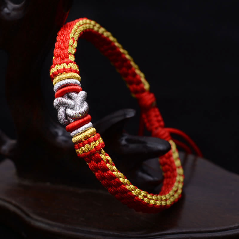 Wear FengShui Colorful Rope True Love Knot Luck Handmade Bracelet