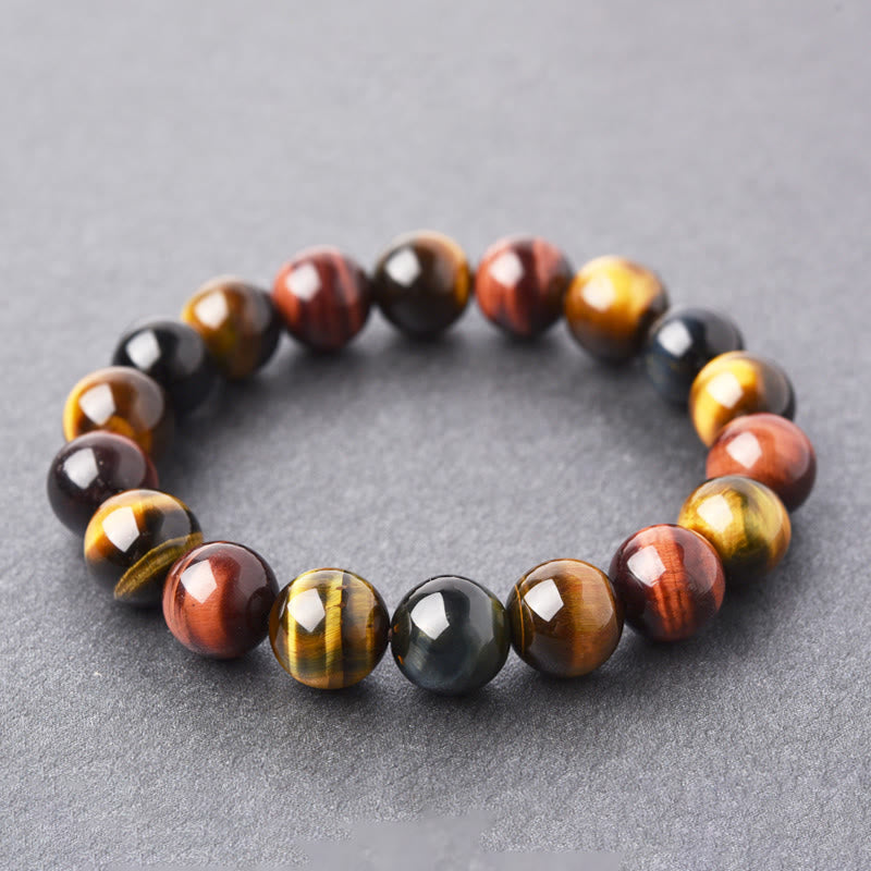 Wear FengShui Natural Tiger Eye Positive Protection Bracelet
