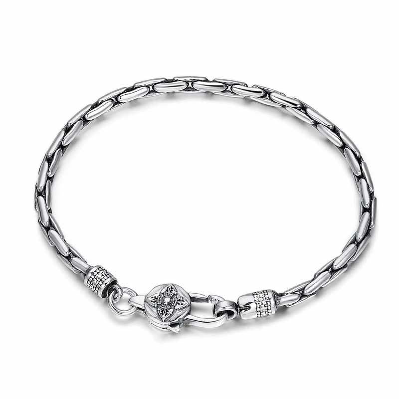 Wear FengShui Tibetan Double Dorje Om Mani Padme Hum Buddha Swastika Vajra Strength Bracelet